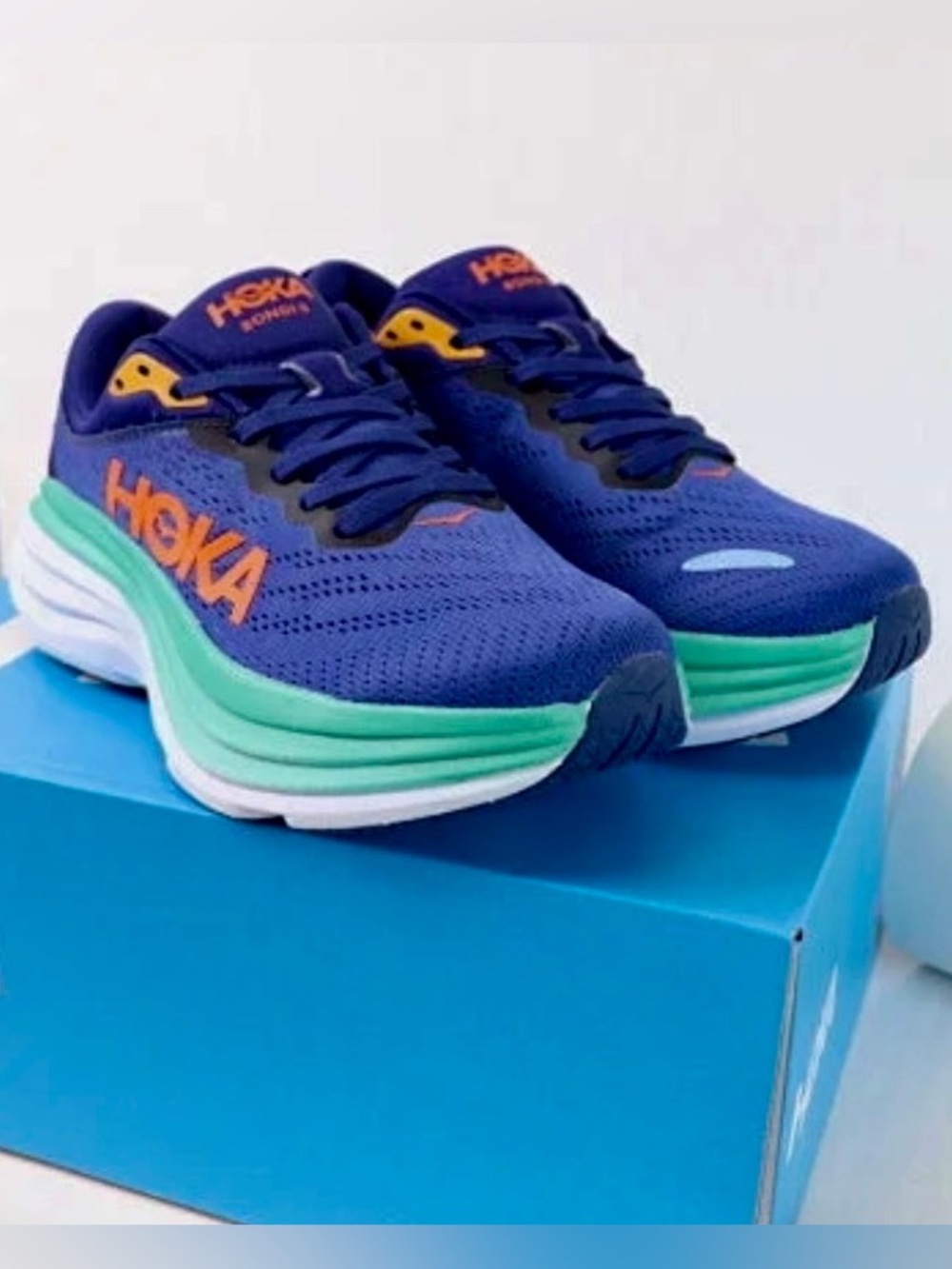 Hoka  Bondi 8 Blue US 10B (Women’s)/UK 8.5B (Men’s) All Gendered Sneakers
